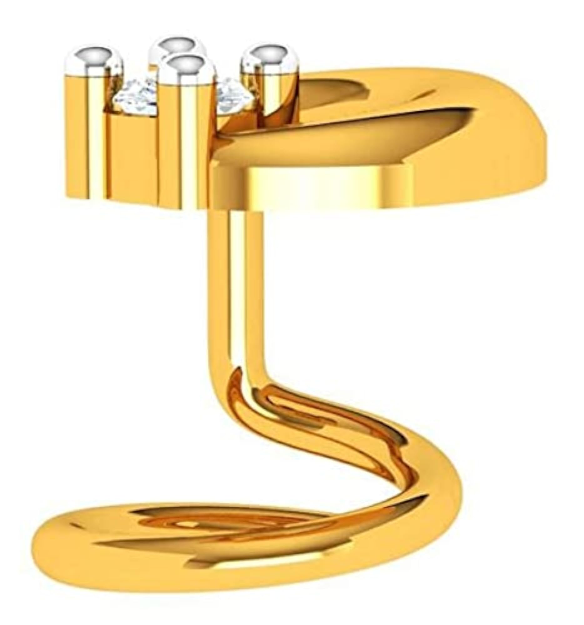 22kt(916) BIS Hallmarked Yellow Gold Nosepin